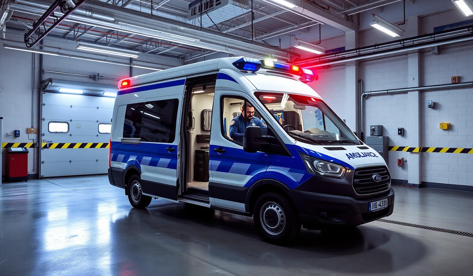 Noleggio ambulanza privata in Italia: mezzo sanitario pronto al servizio in centrale operativa