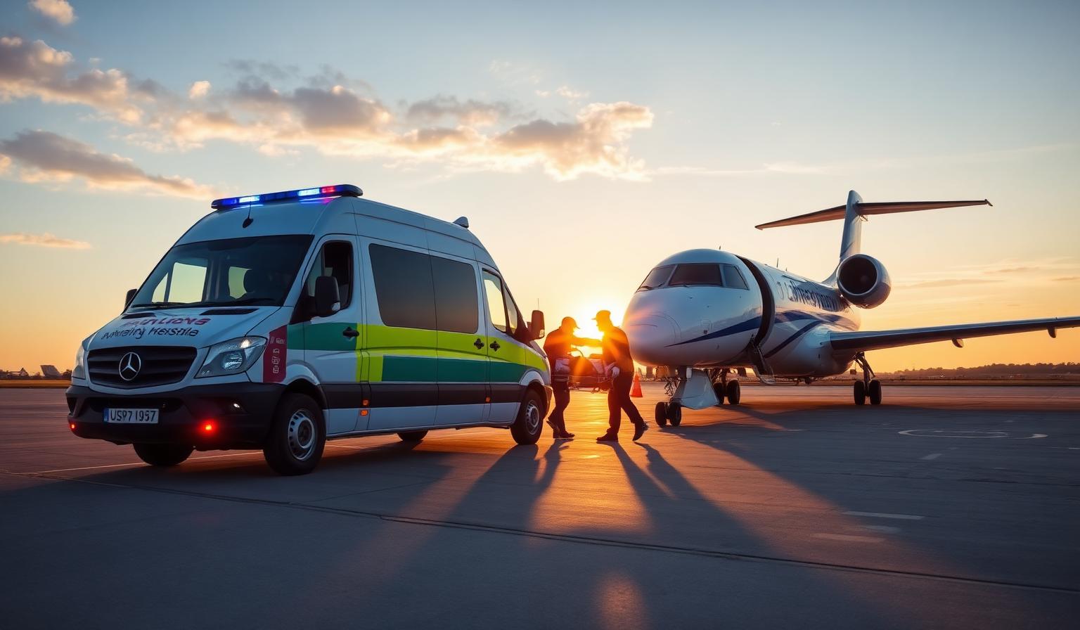 Trasporto malati in Italia e all'estero: ambulanza e aeroambulanza in trasferimento sanitario internazionale