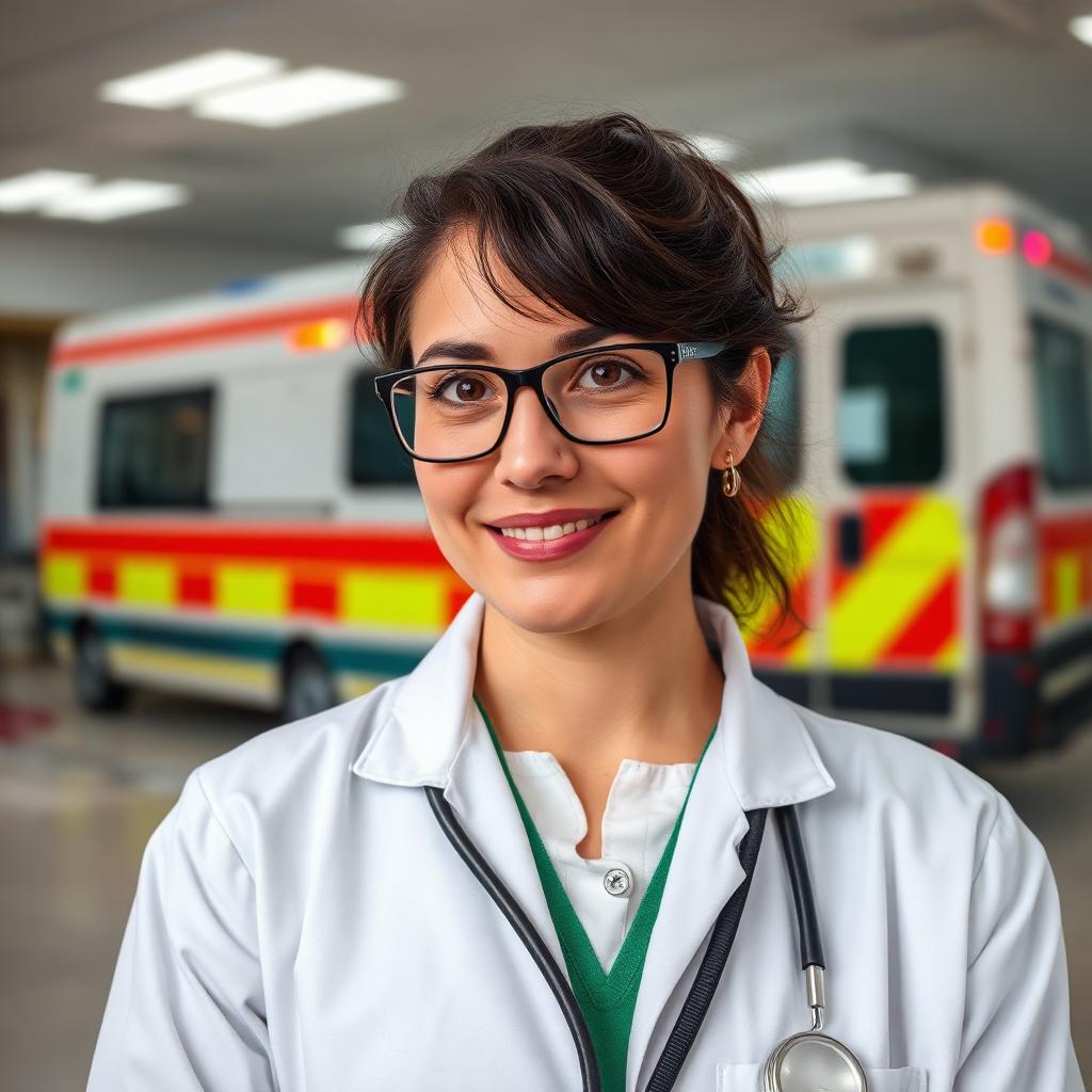 Coordinatrice sanitaria con documenti per pratica di mobilità sanitaria interregionale