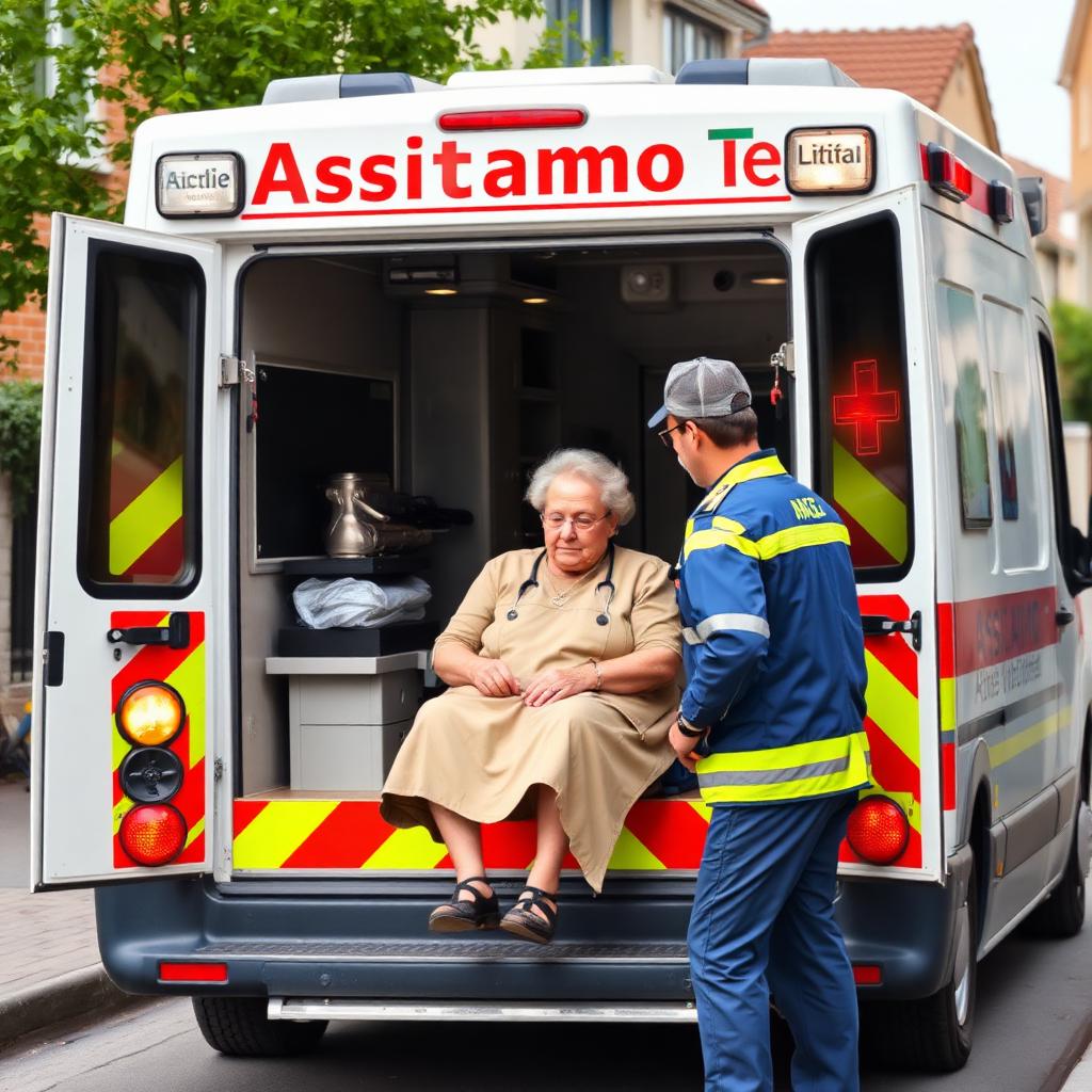 Ambulanza Assistiamo Te accompagna il paziente al domicilio dopo ricovero fuori sede